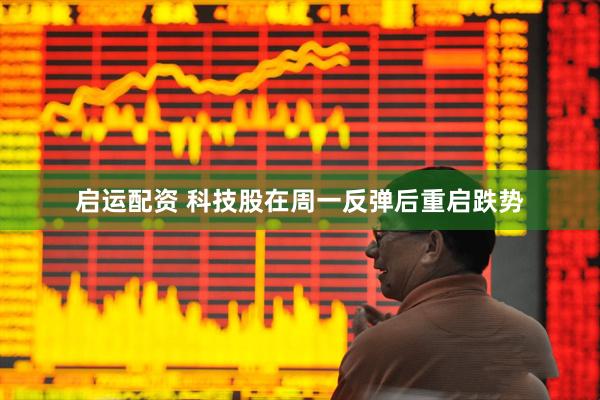 启运配资 科技股在周一反弹后重启跌势