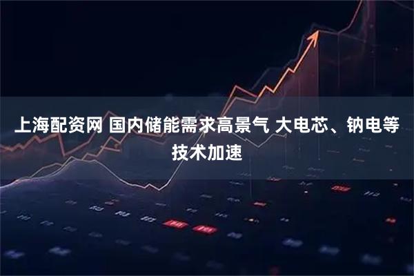 上海配资网 国内储能需求高景气 大电芯、钠电等技术加速