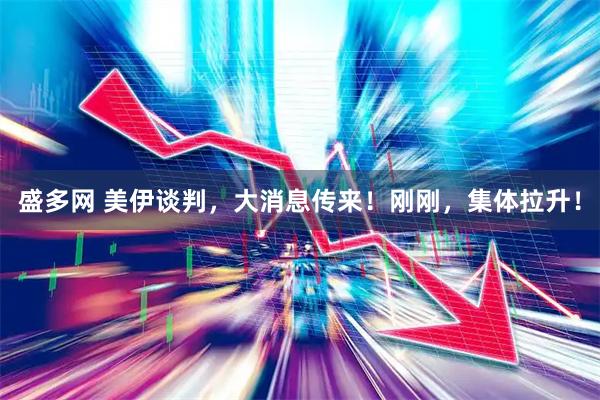 盛多网 美伊谈判，大消息传来！刚刚，集体拉升！