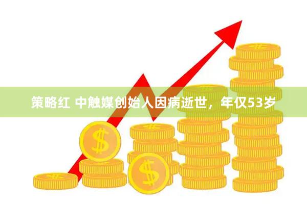 策略红 中触媒创始人因病逝世，年仅53岁
