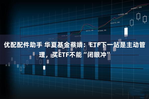 优配配件助手 华夏基金蔡靖：ETF下一站是主动管理，买ETF不能“闭眼冲”